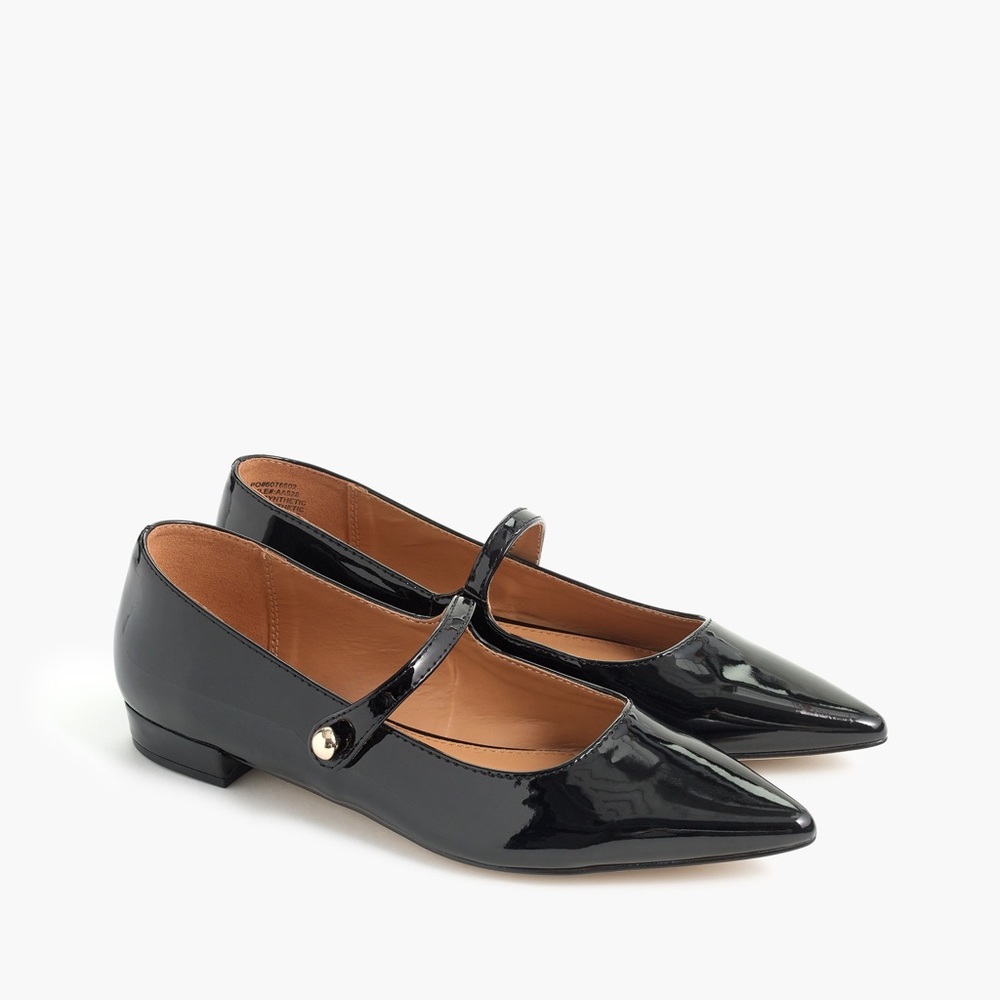 JCrew Patent Leather Mary Jane Flats